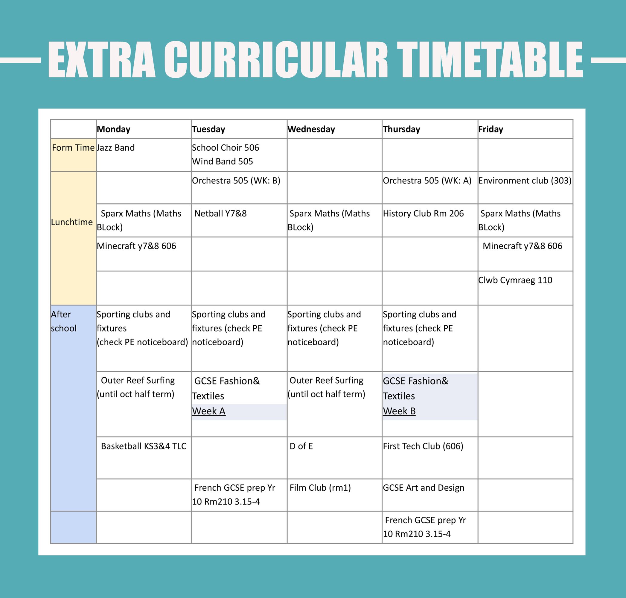 EXTRA CURRICULAR 1