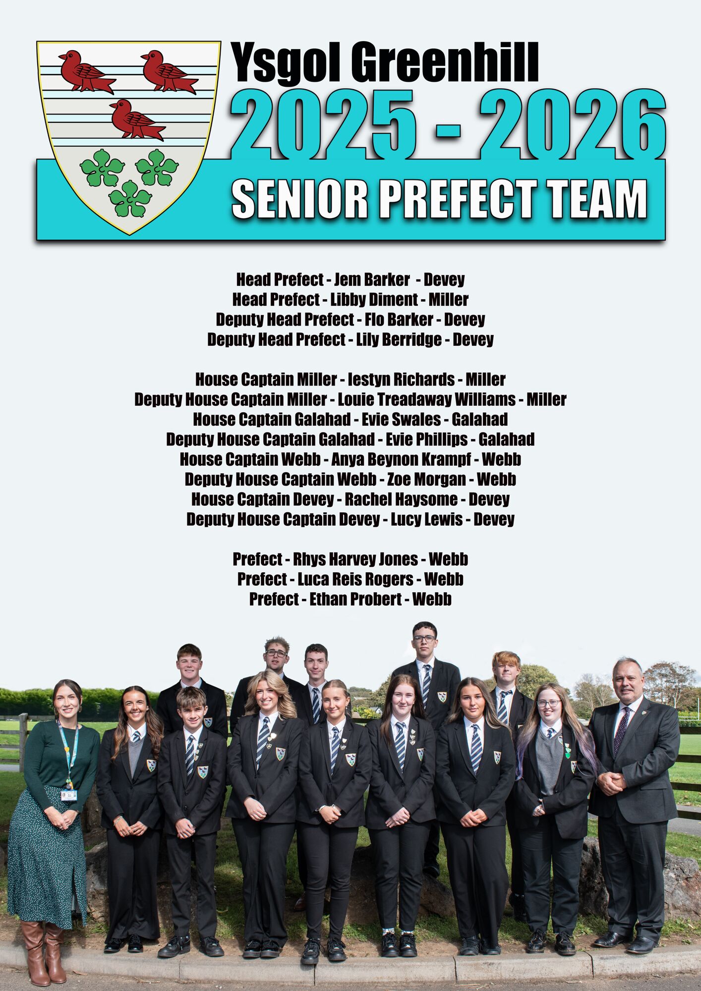Revamped sixth form 2025 poster layers